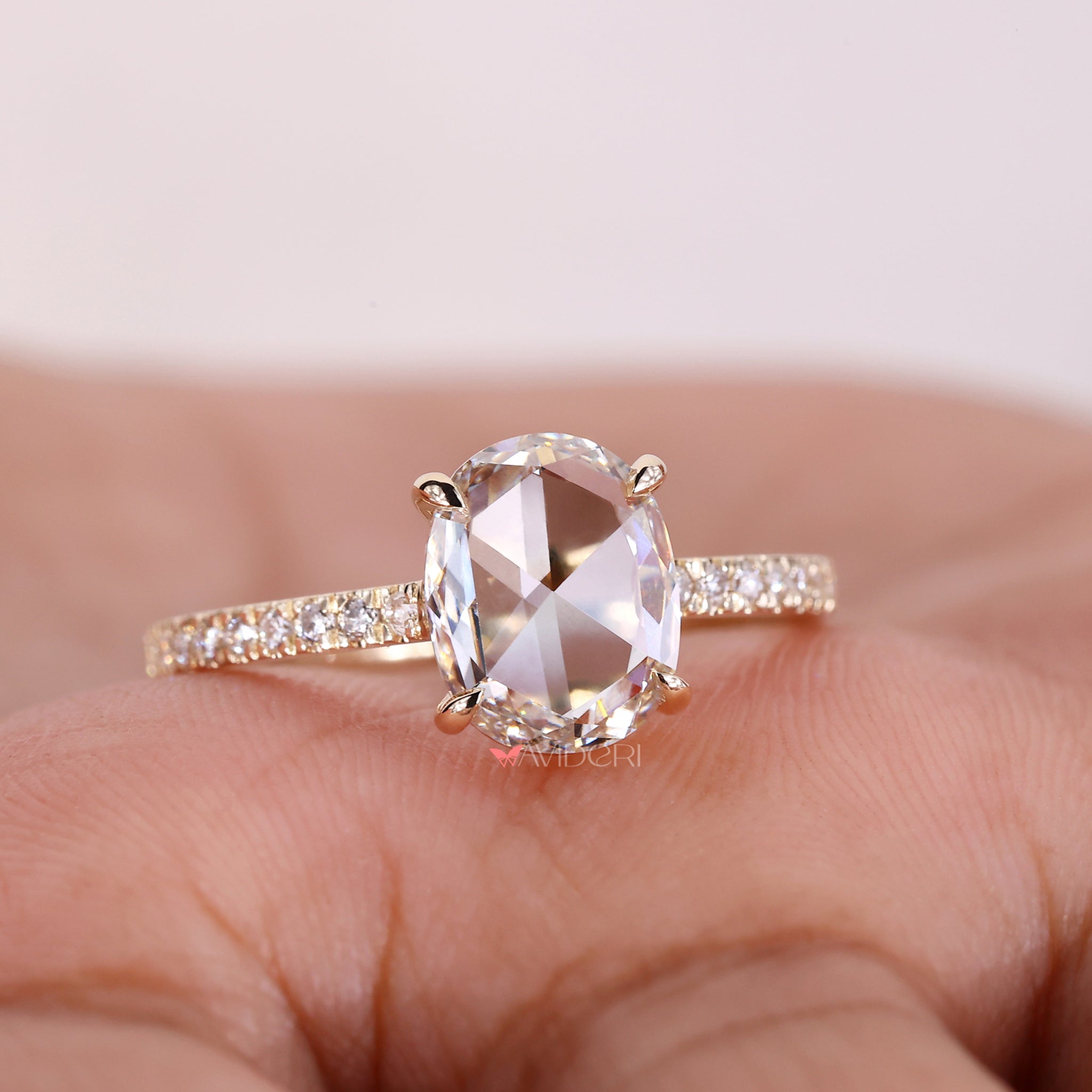 Cushion diamond ring showcasing unmatched brilliance for an unforgettable proposal.