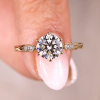 Six Prong Engagement Ring