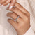 Half eternity wedding band with baguette diamonds.
