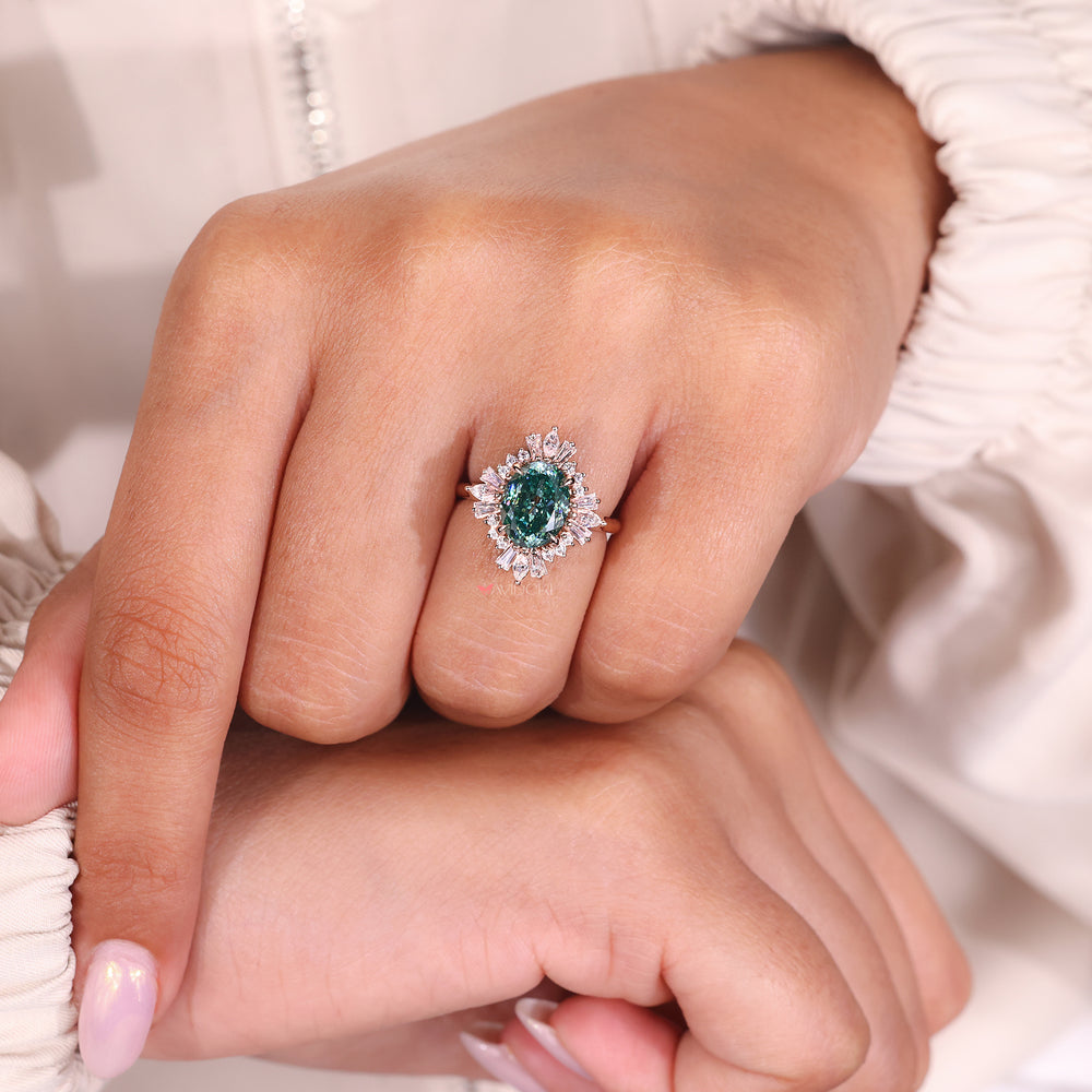 Round cut engagement ring, round cut ring, 4 prong ring
