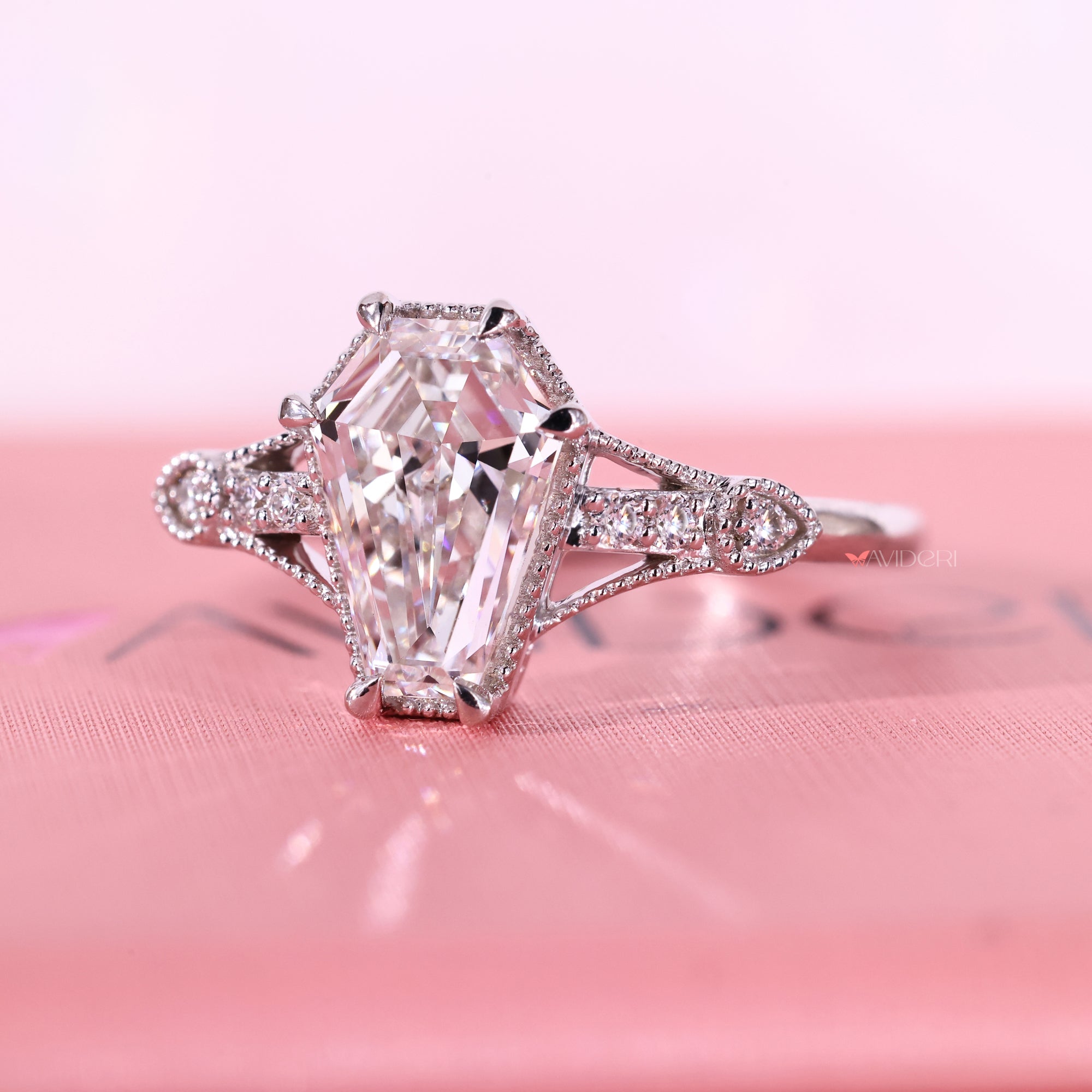 Handmade ring with handmade jewelry.