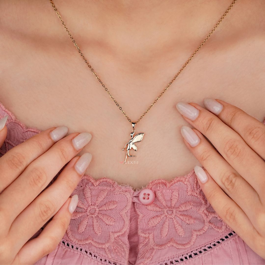 Fairy Pendant in Figural Design with Single Bail Style
