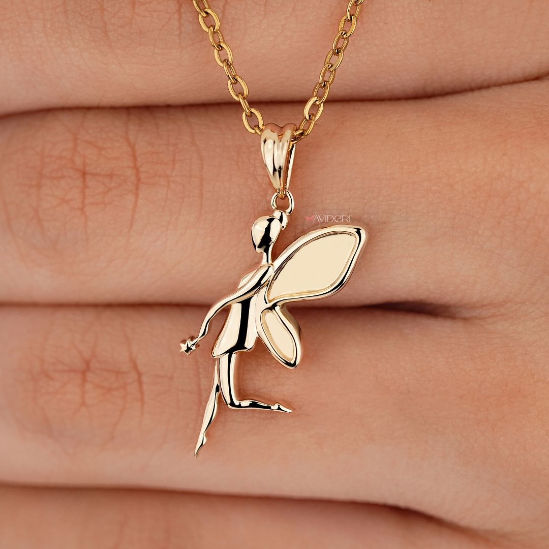 Fairy Pendant in Figural Design with Single Bail Style