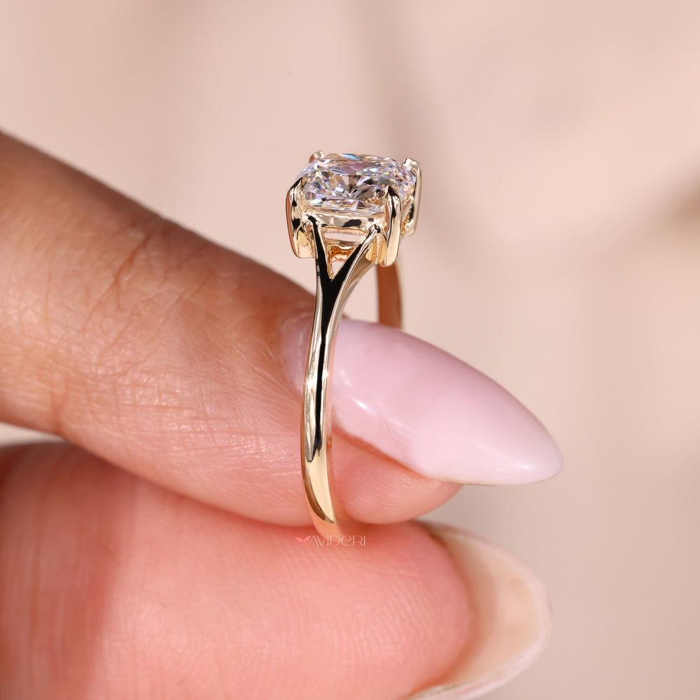 buy engagement ring yellow gold diamond ring custom ring
