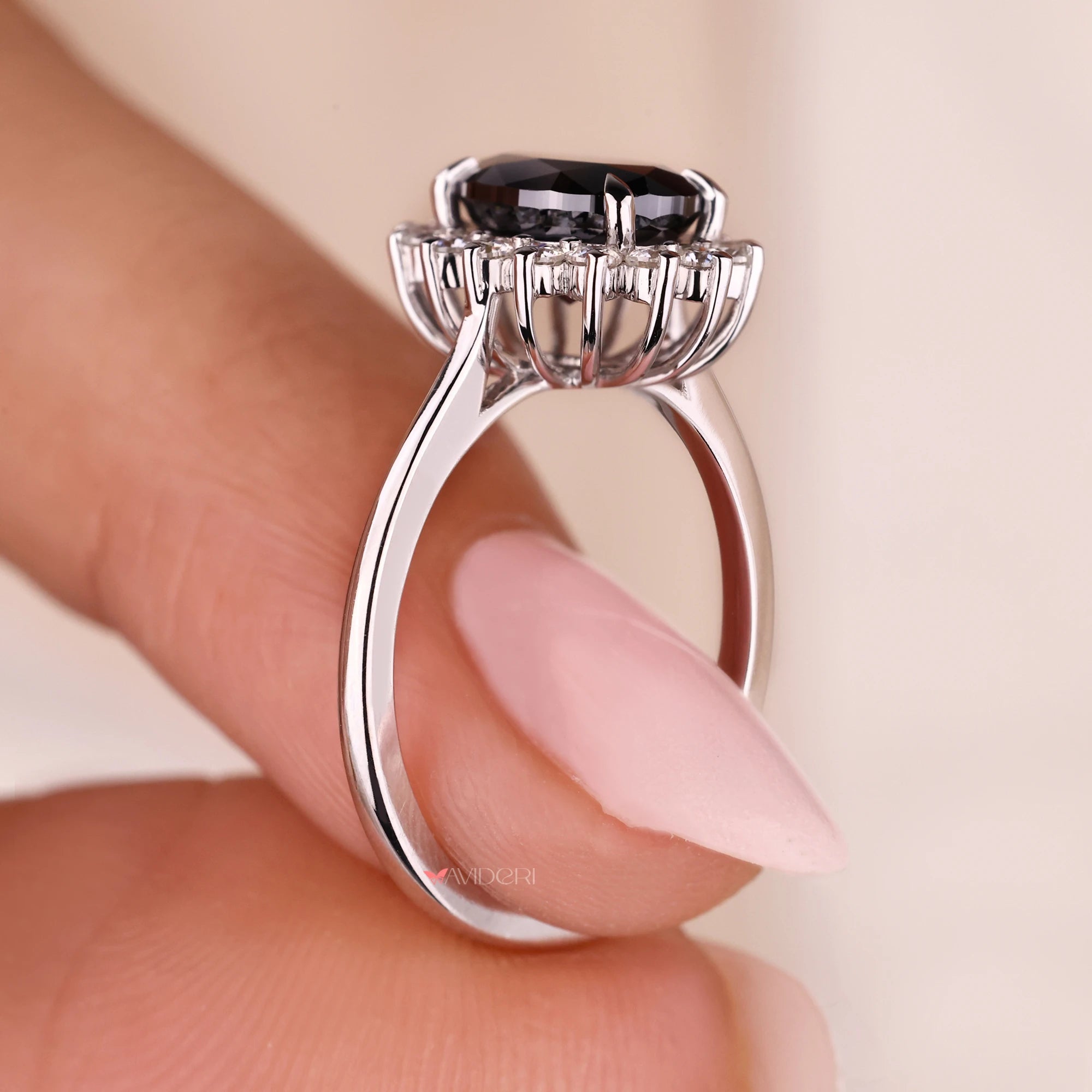 Tapered shank ring for an elegant and comfortable fit.