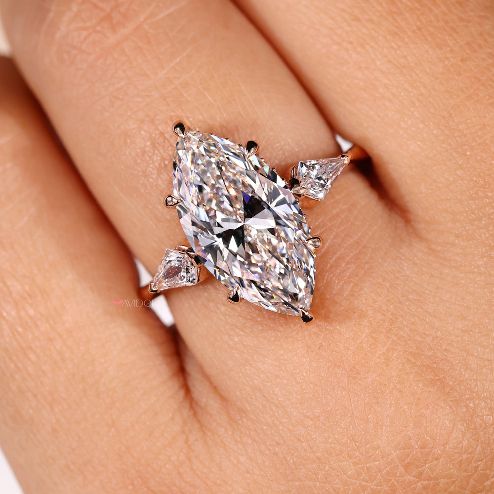 Marquise cut diamond ring showcasing timeless brilliance
