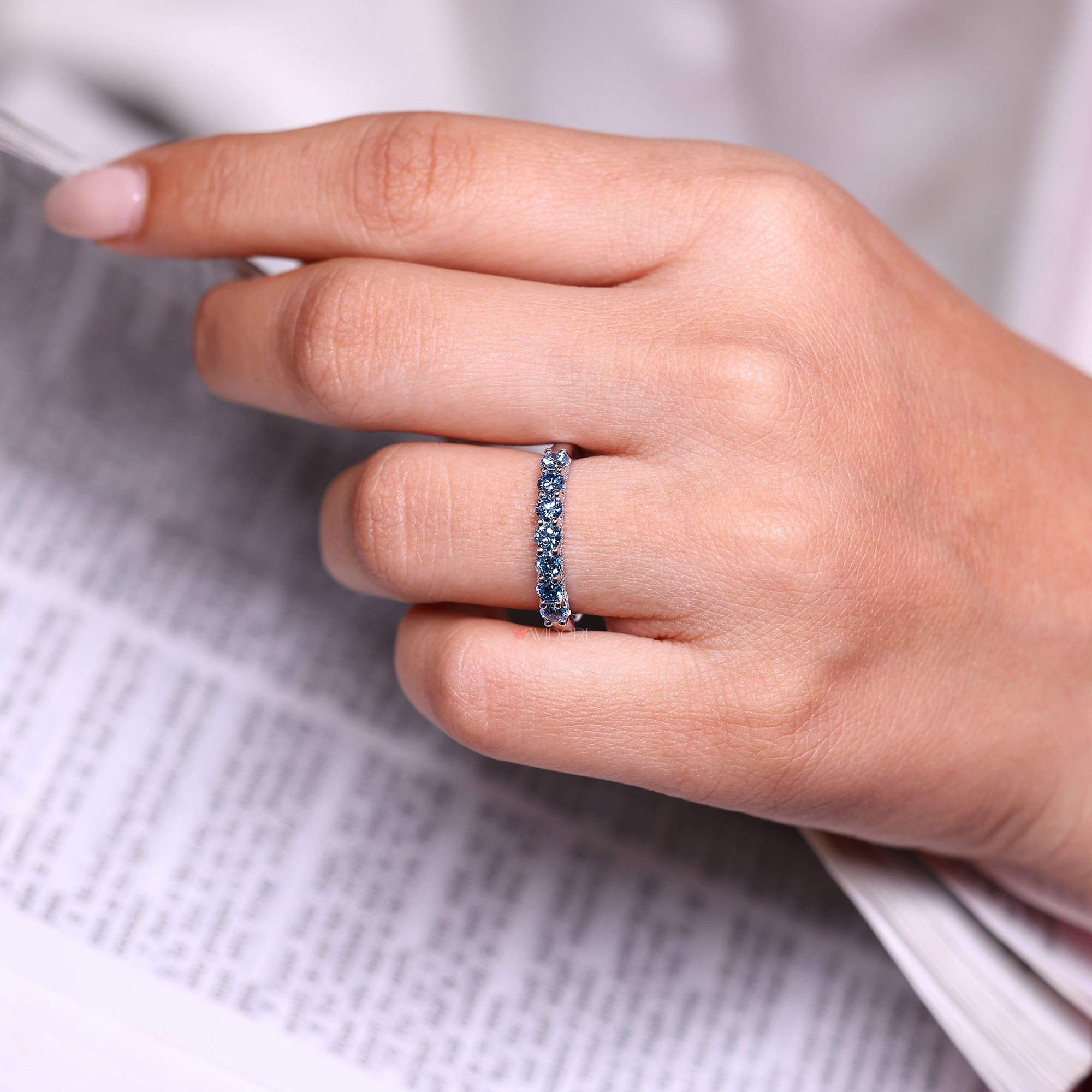 Buy a wedding band in custom wedding band style.