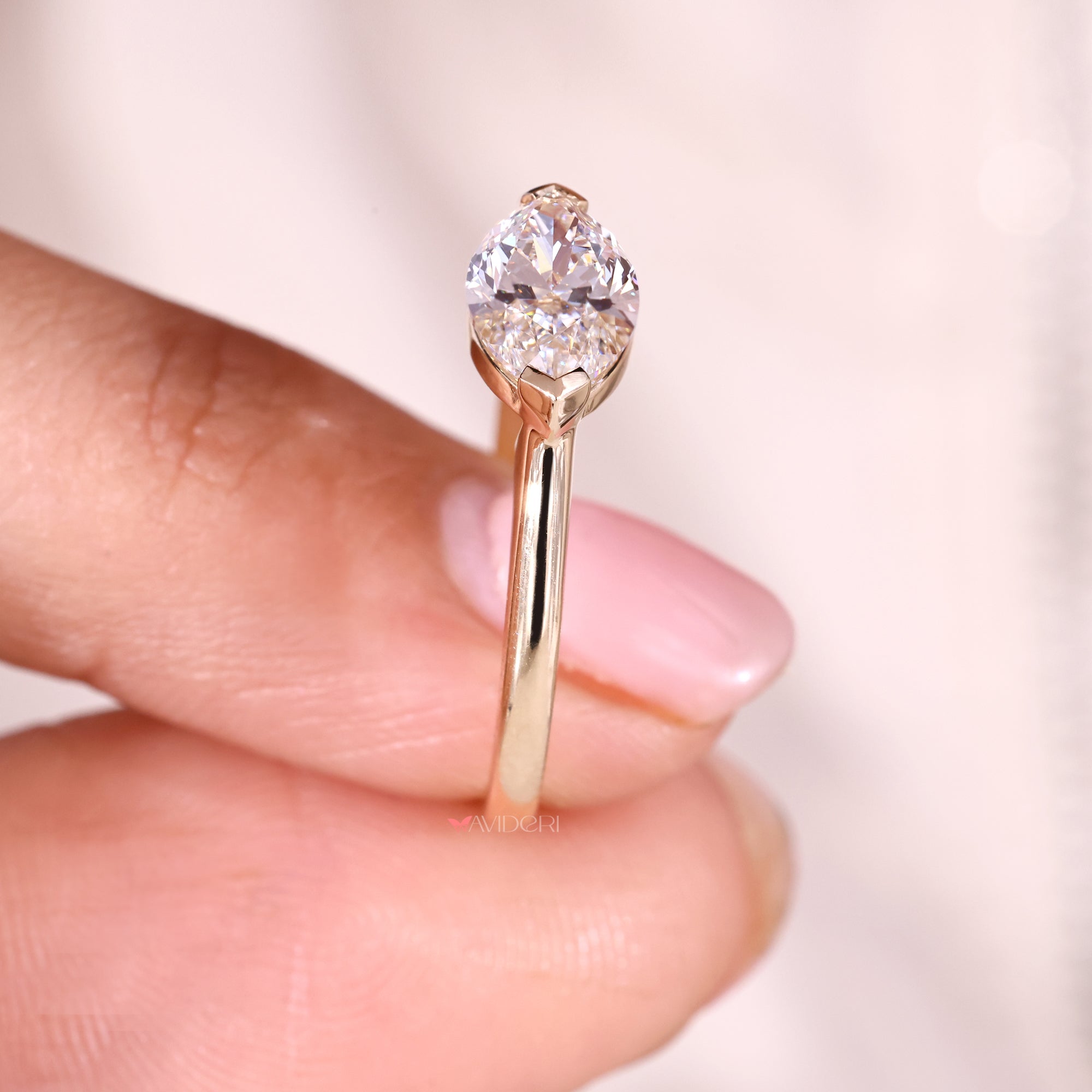 Handmade ring with handmade jewelry.