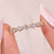 Lab diamond wedding band with eco-friendly diamonds for a sustainable choice.
