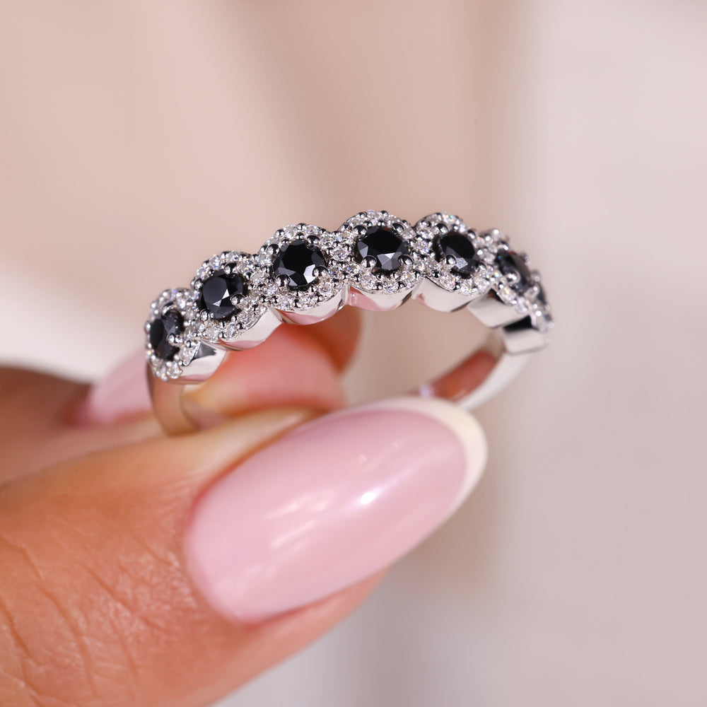 Round wedding band, round eternity band, handmade band