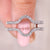 Ring enhancer wedding band with round diamonds.
