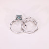 White Gold Bridal Set creates a sleek and modern appearance for your ring.