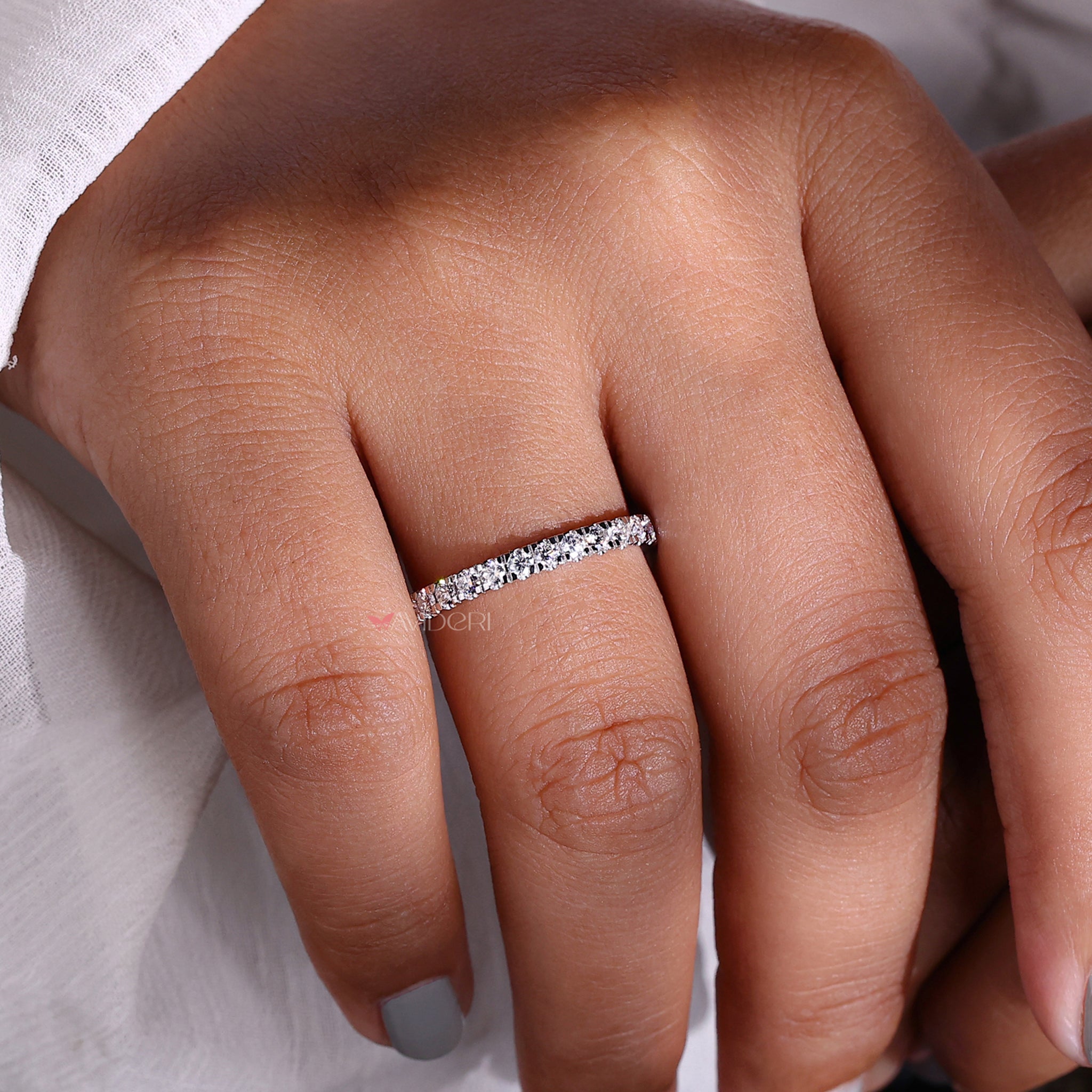 Lab grown diamond ring offering a sustainable sparkle.
