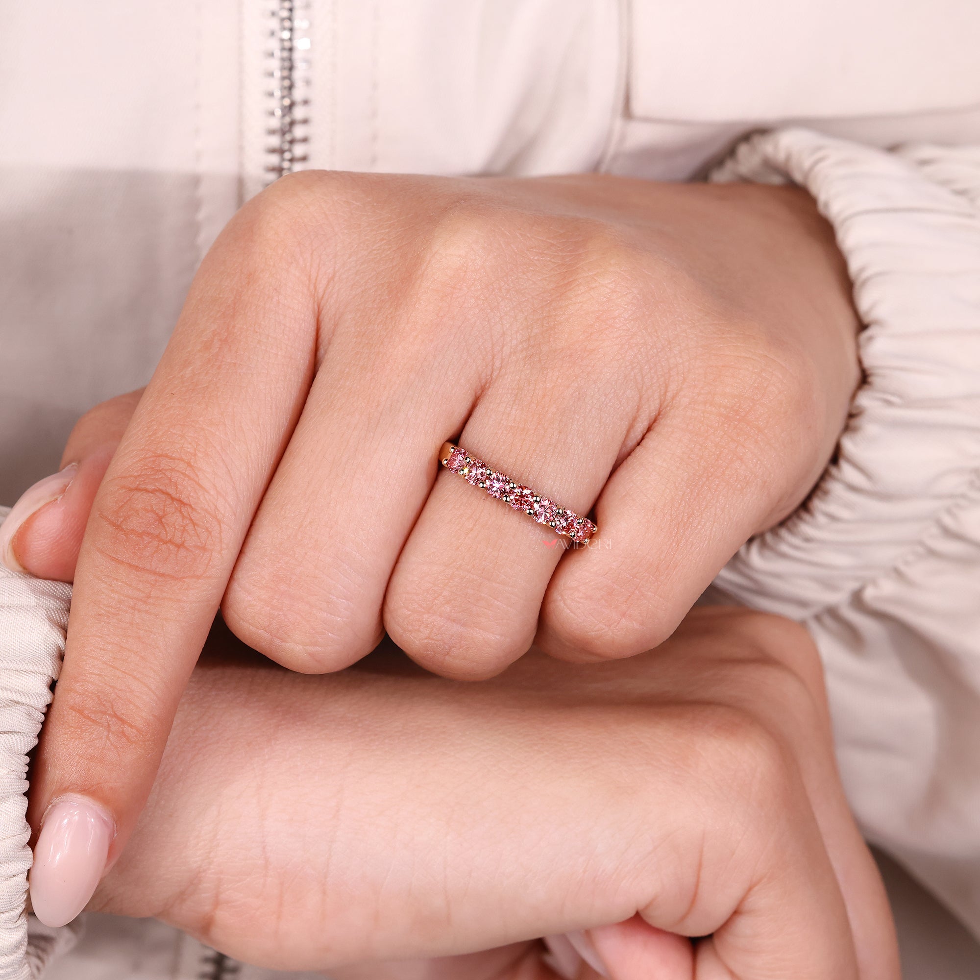 Buy a wedding band with custom wedding band design.
