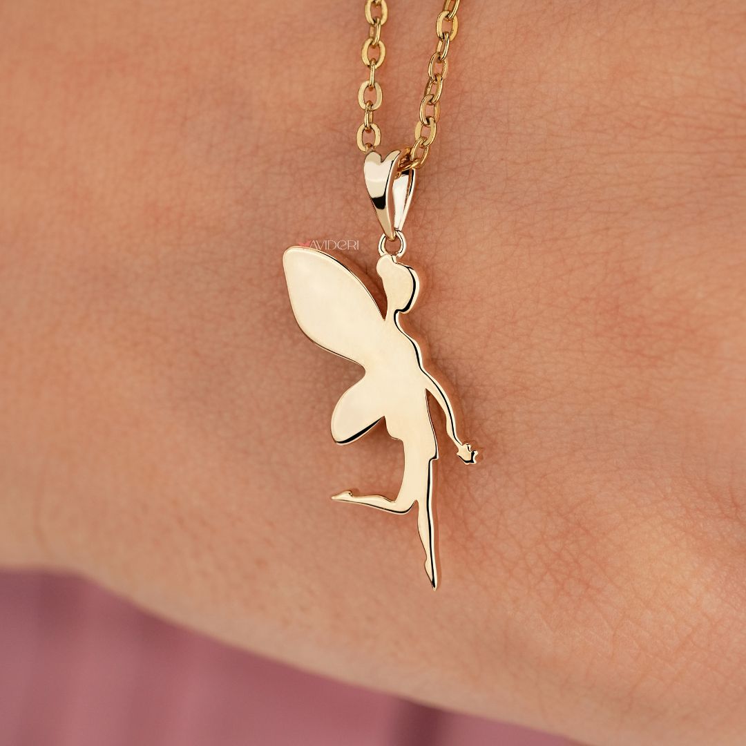 Fairy Pendant in Figural Design with Single Bail Style