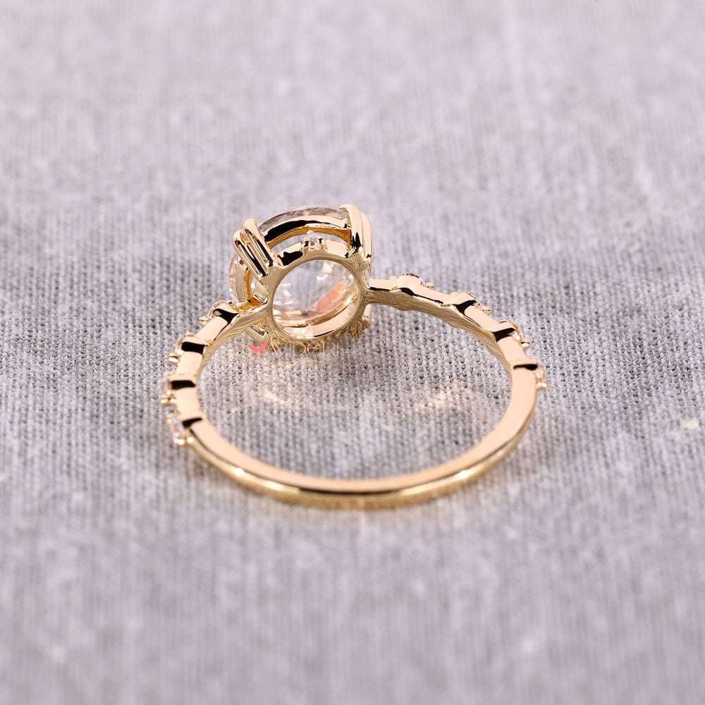 Round diamond crafted with precision for exceptional sparkle and clarity.